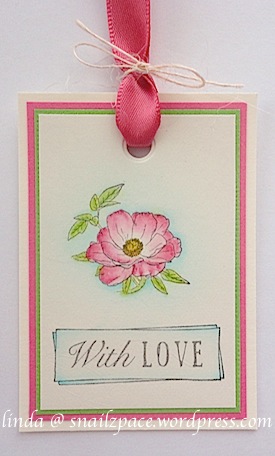 cuddly buddly peony tag