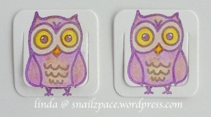 copyright linda @ snailzpace.wordpress.com avery elle owls
