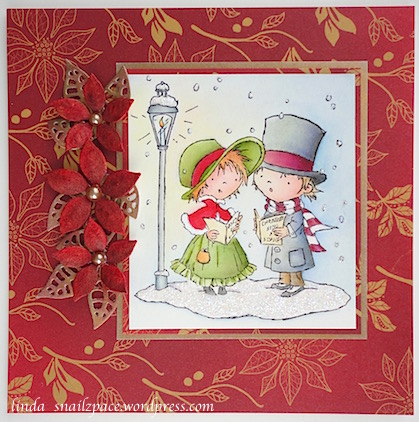 copyright linda @ snailzpace.wordpress.com marianne design carolers