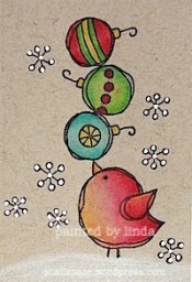 copyright linda @ snailzpace.wordpress.com magenta bird