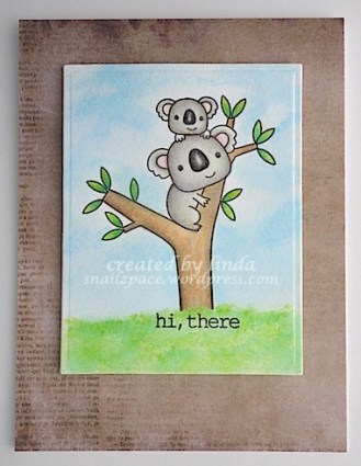 copyright linda@snailzpace.wordpress.com reverse confetti koala