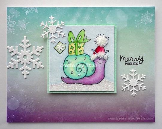 copyright linda @ snailzpace.wordpress.com penny black xmas snail-1
