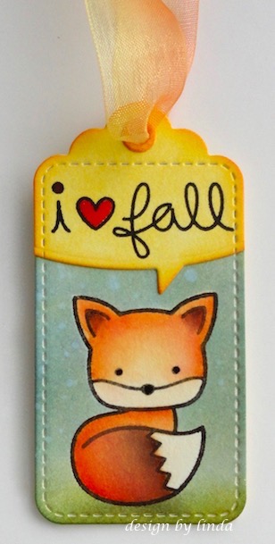 lawn fawn fall fox copyright linda snailzpace.com