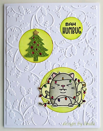 bah humbug christmas card copyright linda snailzpace.com