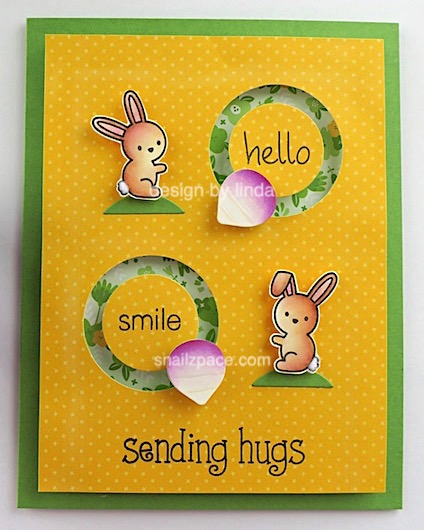 bunny card copyright linda snailzpace.com