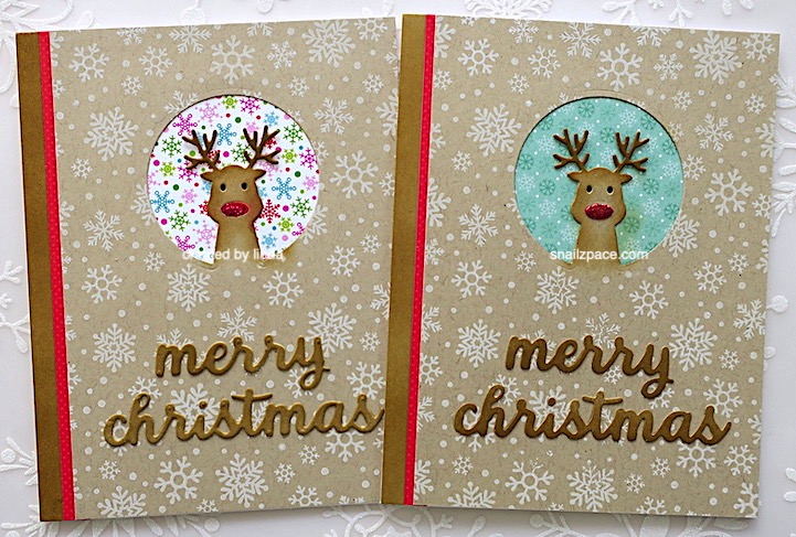 Kraft Christmas card featuring Rudolph the red-nosed reindeer copyright linda snialzpace.com