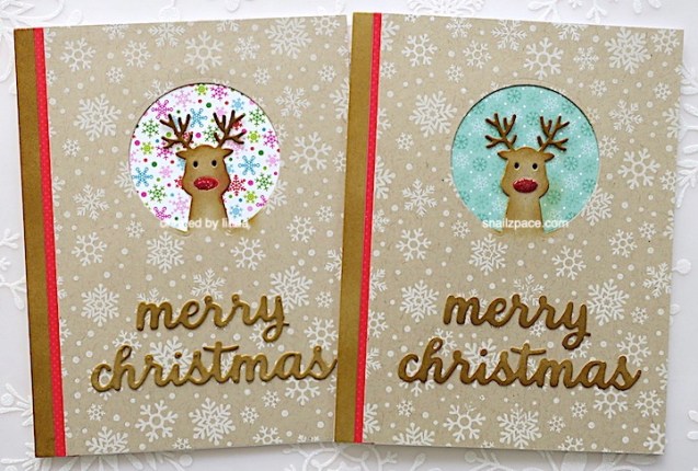 Kraft Christmas card featuring Rudolph the red-nosed reindeer copyright linda snialzpace.com