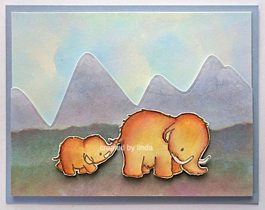 mama elephants mammoth love copyright Linda snailzpace.com