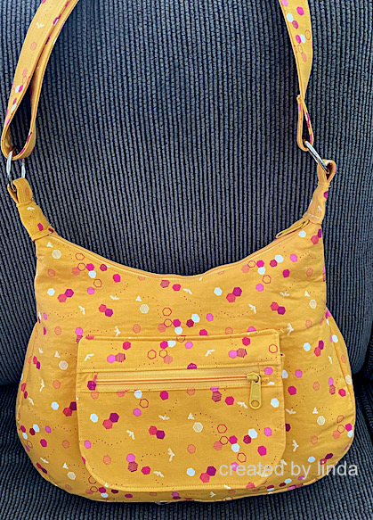 honeycomb and bee handbag handmade