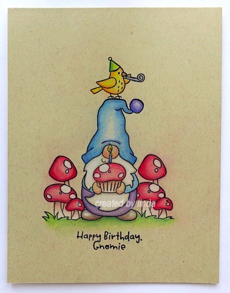 birthday gnome card